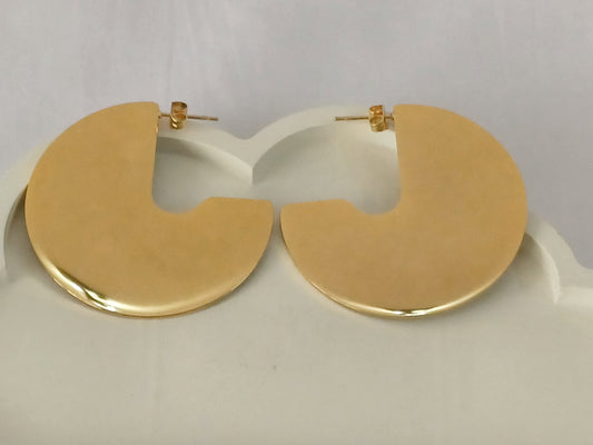 Golden Round C Hoop