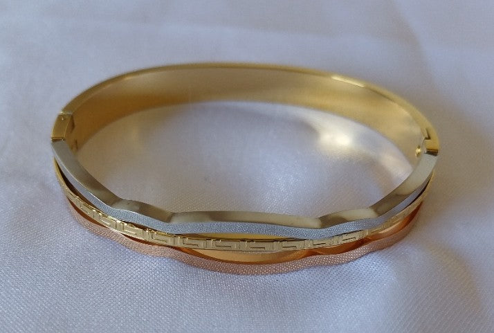 Tripletone Bangle