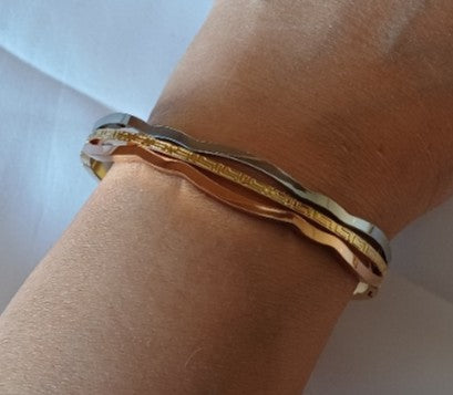 Tripletone Bangle